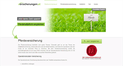 Desktop Screenshot of pferdeversicherung.at